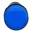 Luz piloto redonda azul Ø 22mm, con LED integrado, 110 V, Anti interferencias