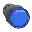 Luz piloto redonda azul Ø 22mm, con LED integrado, 110 V, Anti interferencias