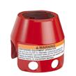 protección para seta Ø 40 y unidades Ø 22 mm - rojo