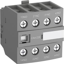 1SBN010140R1022 CA4-22E Bloque Contactos Auxiliares 4 Polos 2NO+2NC ABB
