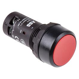 Botón Pulsador Rojo CP1-10R-01 22 mm, IP 661 NC 1SFA619100R1041 ABB