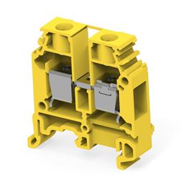 Borna de conexión paso directo 6 AWG 57A para riel DIN – 1SNA105120R2600 – TE ENTRELEC
