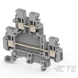 Borna de conexión paso directo 12 AWG 24A para riel DIN – 1SNA115490R1300 – TE ENTRELEC