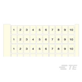 Tarjeta de marcación para bornas RC810 1-10 – 1SNA234002R2000 – TE ENTRELEC