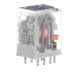 Relé Enchufable Tipo Miniatura CR-M230AC2 ABB
Relé 8 Pines, 2 Contactos C/O
Tensión Control: 230 VAC
Corriente Contactos: 12 A