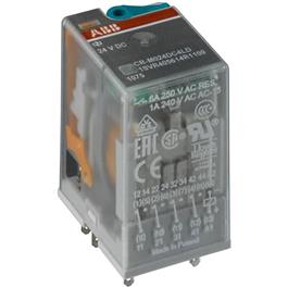 Relé Enchufable Tipo Miniatura CR-M125DC4L ABB
14 Pines LED incluido, 4 Contactos
Tensión Alimentación: 125 VDC
Corriente Contactos: 6 A