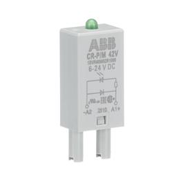 Módulo Enchufable CR-P/M 42V ABB
Con led verde y diodo
6-24 VDC