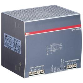 Fuente de Alimentación CP-T de 24/20 ABB
Alimentación: Trifásica 3x400-500 VAC. 480-820 VDC
Tensión Salida: 24 VDC
Corriente Salida: 20 A