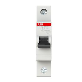 Mini interruptor SH201-C25, 1P, 25A, Curva C, ABB 2CDS211001R0254