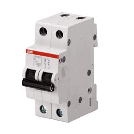 Mini interruptor SH202-C32, 2P, 32A, Curva C, ABB 2CDS212001R0324