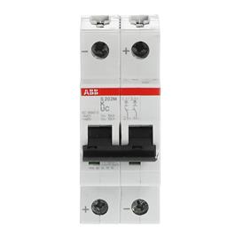 Mini interruptor S202M-K6UC, 2P, 6A, Curva K, ABB 2CDS272061R0377