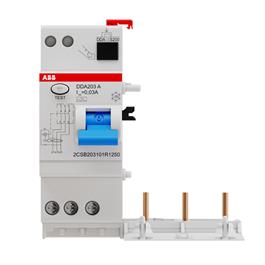 Interruptor Diferencial Tripolar DDA 203 AC-25/0,03, 25A, 30mA, ABB 2CSB203101R1250