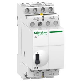 A9C30814 Teleruptor iTL 4P 4 NO 16A con Bobina 110 VDC 230-240 VAC Schneider Electric