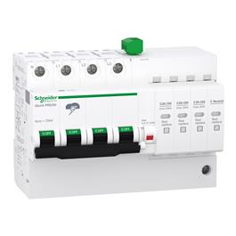 Descargador de Sobretensiones DPS Modular iQuick PRD20r 3P + N 350V con transferencia remota