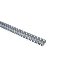 Canaleta Dexson Gris ranurada 25x25mm sin adhesivo