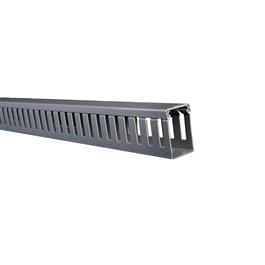 Canaleta Dexson Gris ranurada 40x60mm sin adhesivo