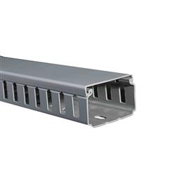 Canaleta Dexson Gris ranurada 60x60mm sin adhesivo