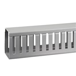 Canaleta Dexson Gris ranurada 60x80mm sin adhesivo
