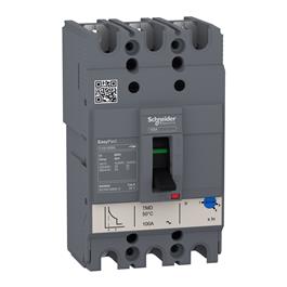 LV510931 easypact interruptor CVS100BS 25 kA a 415 VCA 20 A clasificación termomagnética TM-D unidad de desconexión 3 P 3d Schneider Electric