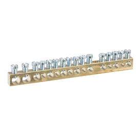 MIP99039 Bloque de terminales de tierra Resi9 MP terminales de resorte 16 agujeros 2x16 mm² + 6x6 mm² + 8x10 mm² Schneider Electric