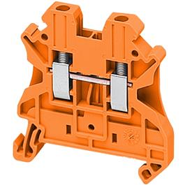 NSYTRV22AR Bloque de Terminales de Paso - 2.5 Mm² 24 a Nivel Único 1X1 Tornillo - Naranja Schneider Electric