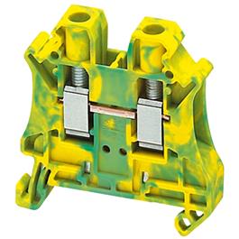 NSYTRV62PE Bloque de Terminales de Tierra - 6Mm² Nivelúnico 1X1 Tornillo - Amarillo Verdoso Schneider Electric