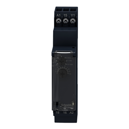 Relé temporizador modular, 8A, 1CO, 24..240 V CA/CC