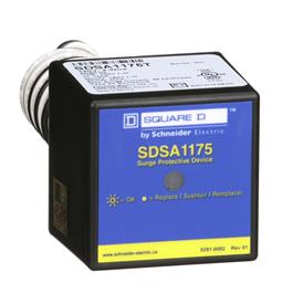 SDSA1175T Protección contra Sobretensiones DPS Surgelogic 36kA 120 VAC 1 Fases 3 Hilos 25kA SCCR NEMA 4X Schneider Electric