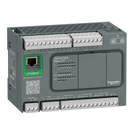 controlador, Modicon Easy M200, 24 E/S, relé, Ethernet
