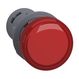 Luz Piloto Monolítica, Easy Harmony Xa2E, Plástico, Rojo, 22 Mm, Led Integral, Terminales Con Abrazaderas De Tornillo, 110 V Ca Cc, Antiinterferencia